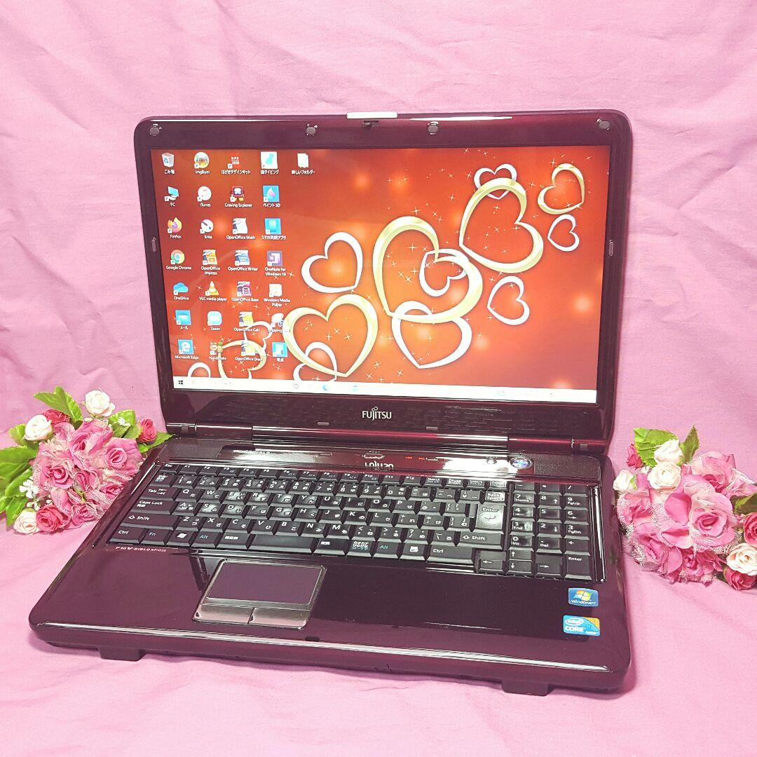 最新Win10/CORE-i3/大容量500G/メモリ4G/Office/テンキ