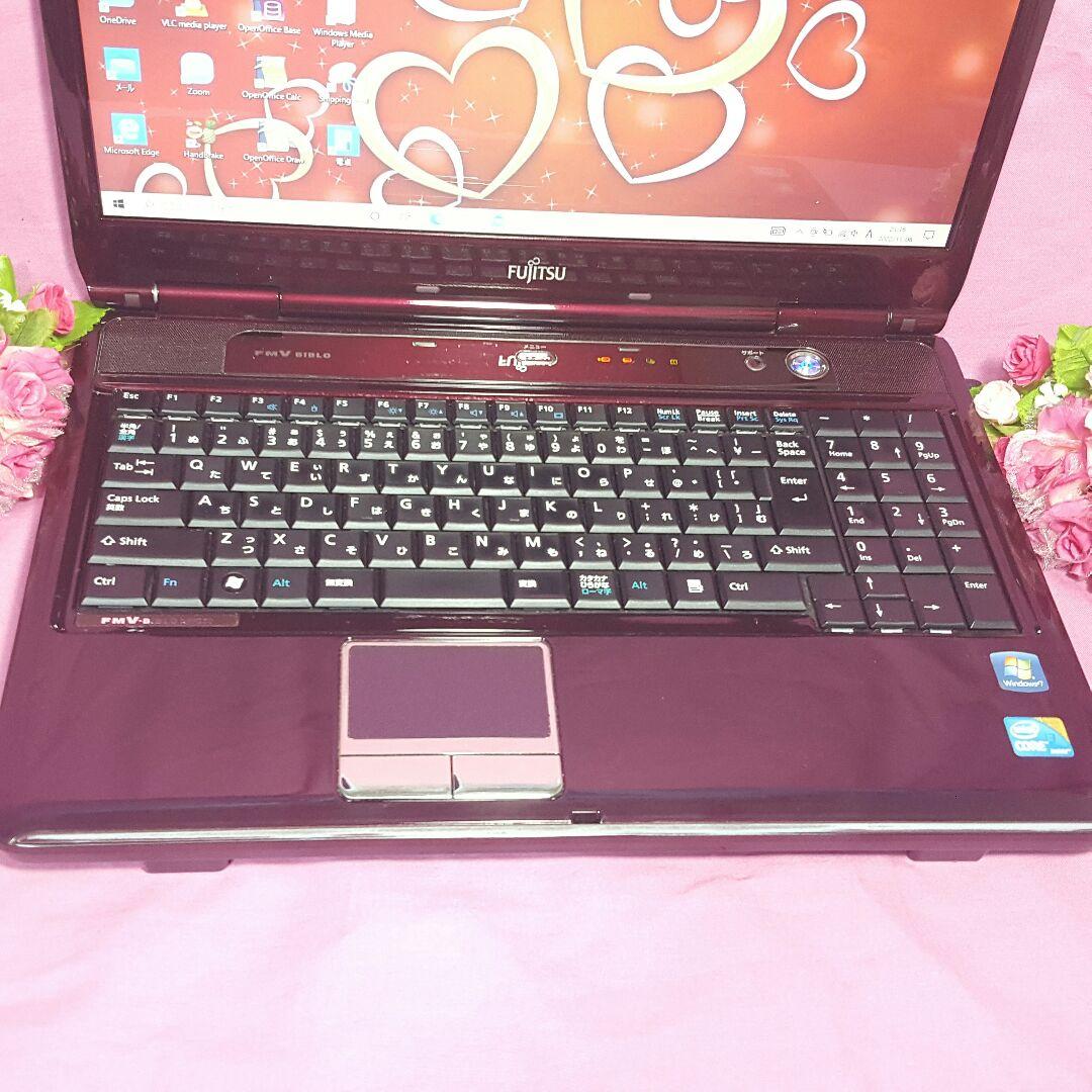 最新Win10/CORE-i3/大容量500G/メモリ4G/Office/テンキ