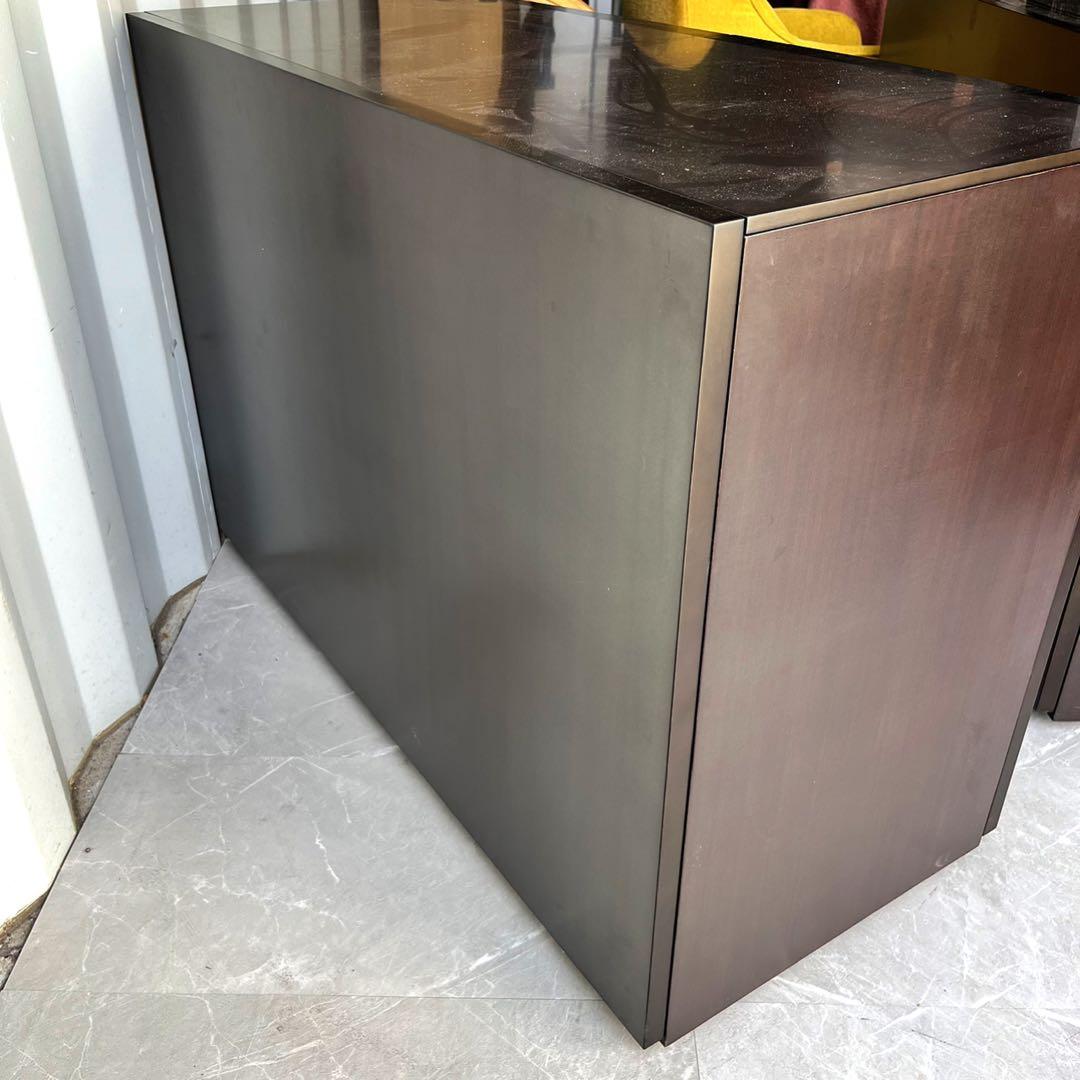 取付無料！アルフレックス コンポーザー 北欧モダン風ガラスドアサイドボード✨