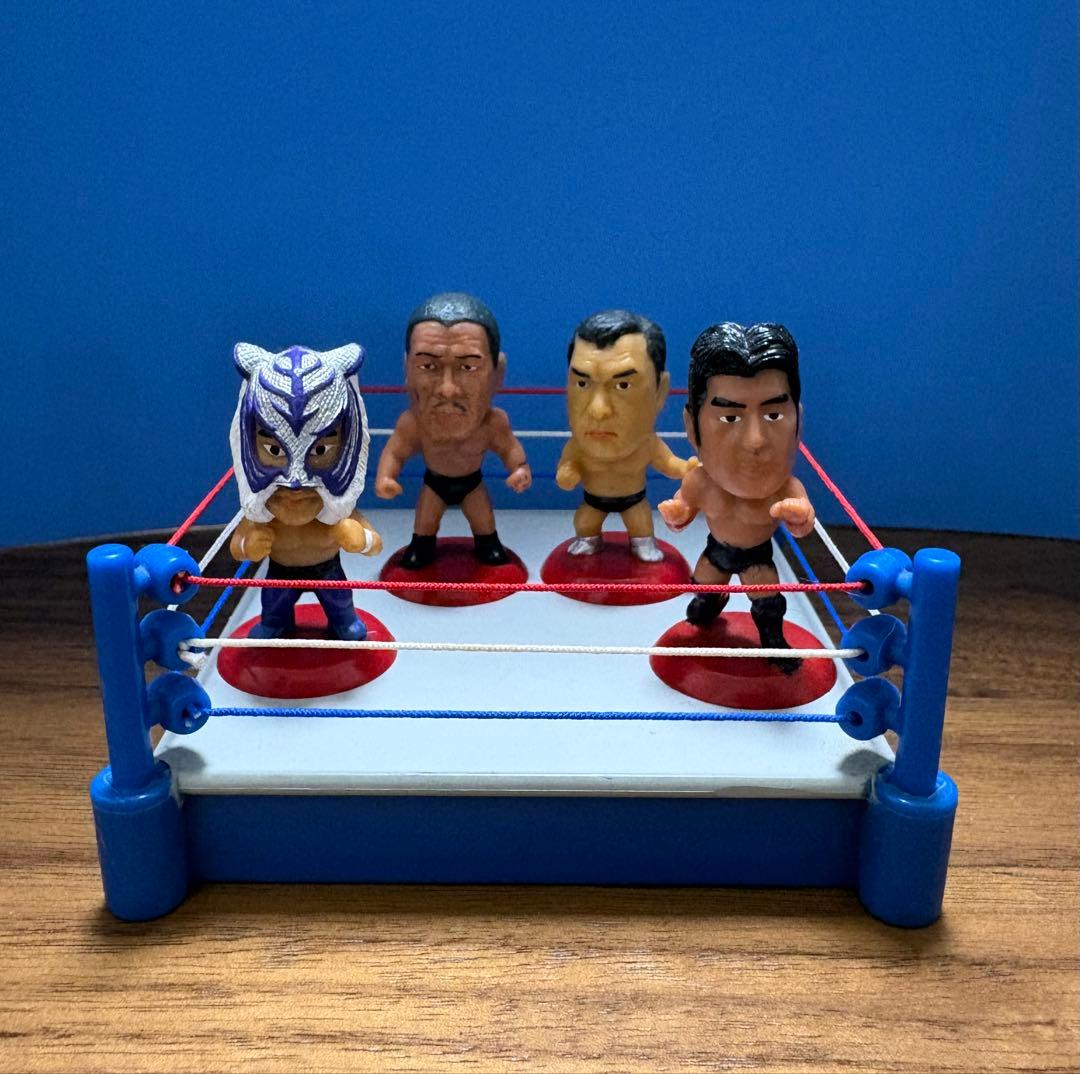 プロ格ヒーローズ　新日本プロレス　初代タイガーマスク関係、14体セット