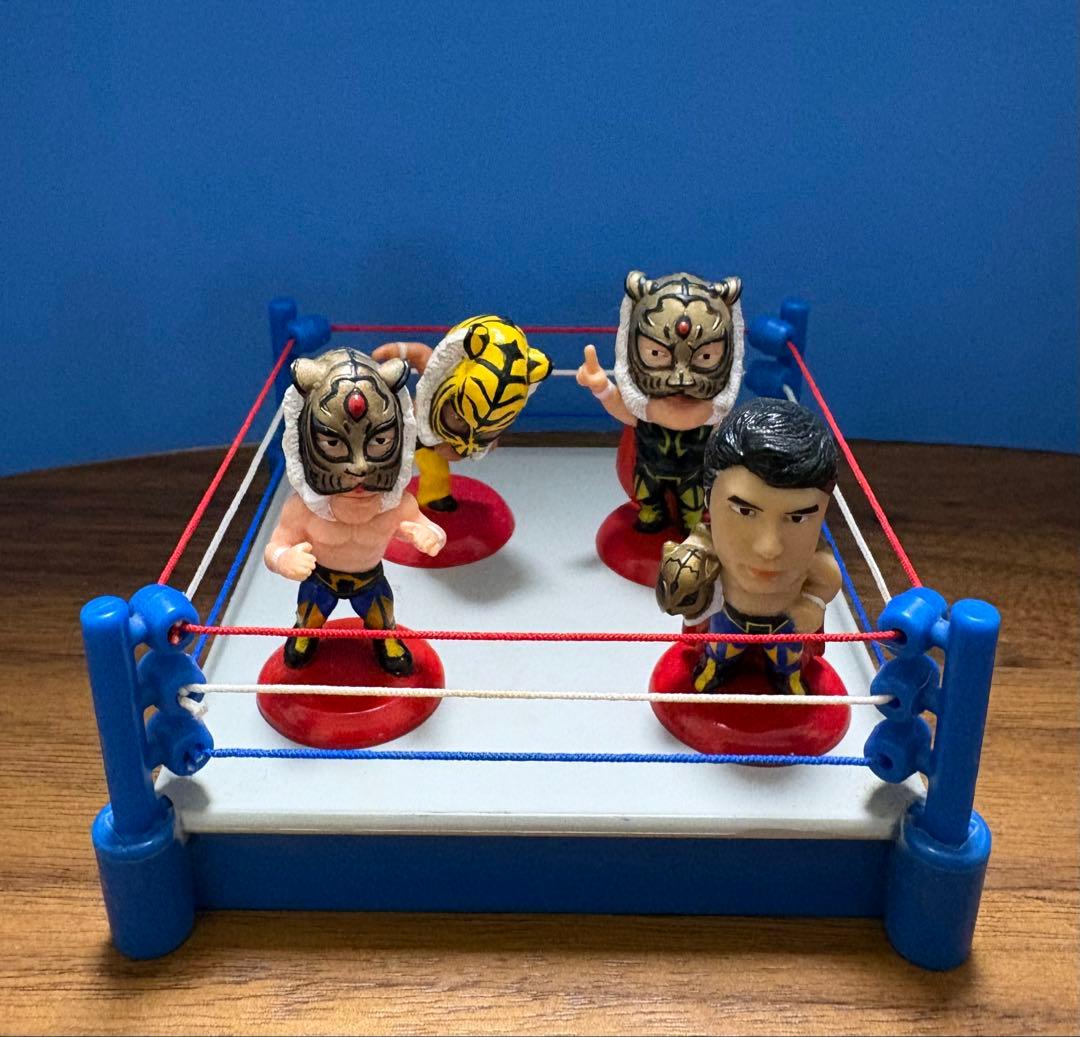 プロ格ヒーローズ　新日本プロレス　初代タイガーマスク関係、14体セット