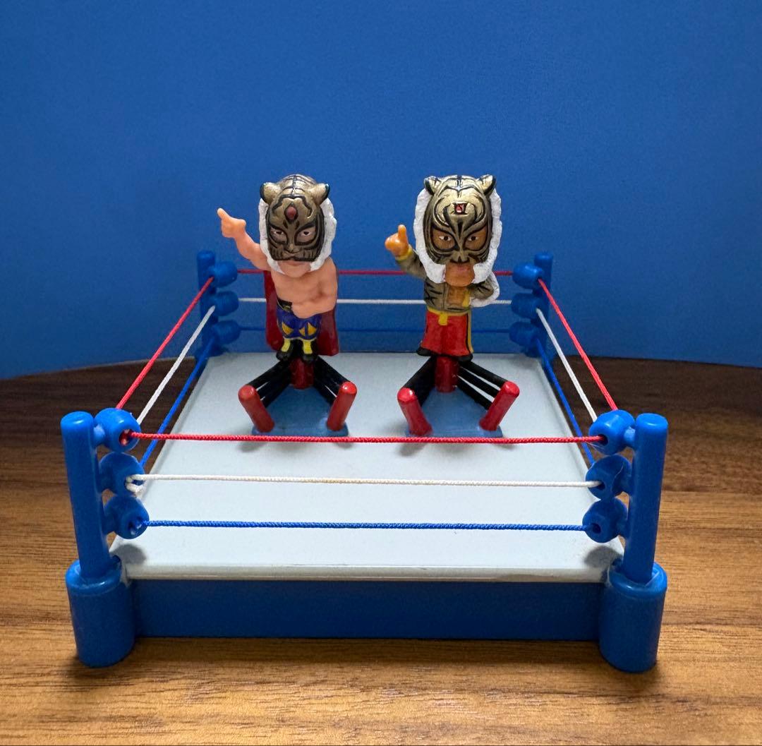 プロ格ヒーローズ　新日本プロレス　初代タイガーマスク関係、14体セット