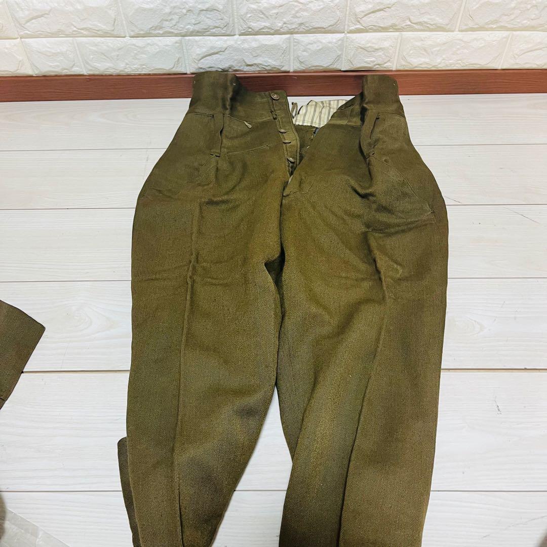 旧日本帝国陸軍 軍服上下 軍医中尉襟章