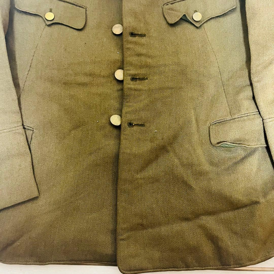 旧日本帝国陸軍 軍服上下 軍医中尉襟章