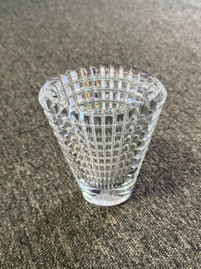 【極美品】 バカラ フラワーベース S 花瓶 クリスタルガラス 国内正規品