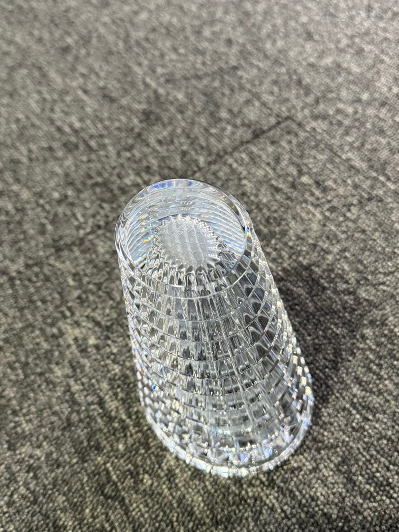 【極美品】 バカラ フラワーベース S 花瓶 クリスタルガラス 国内正規品