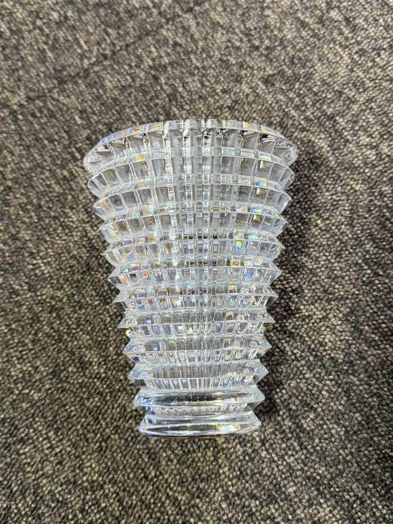 【極美品】 バカラ フラワーベース S 花瓶 クリスタルガラス 国内正規品