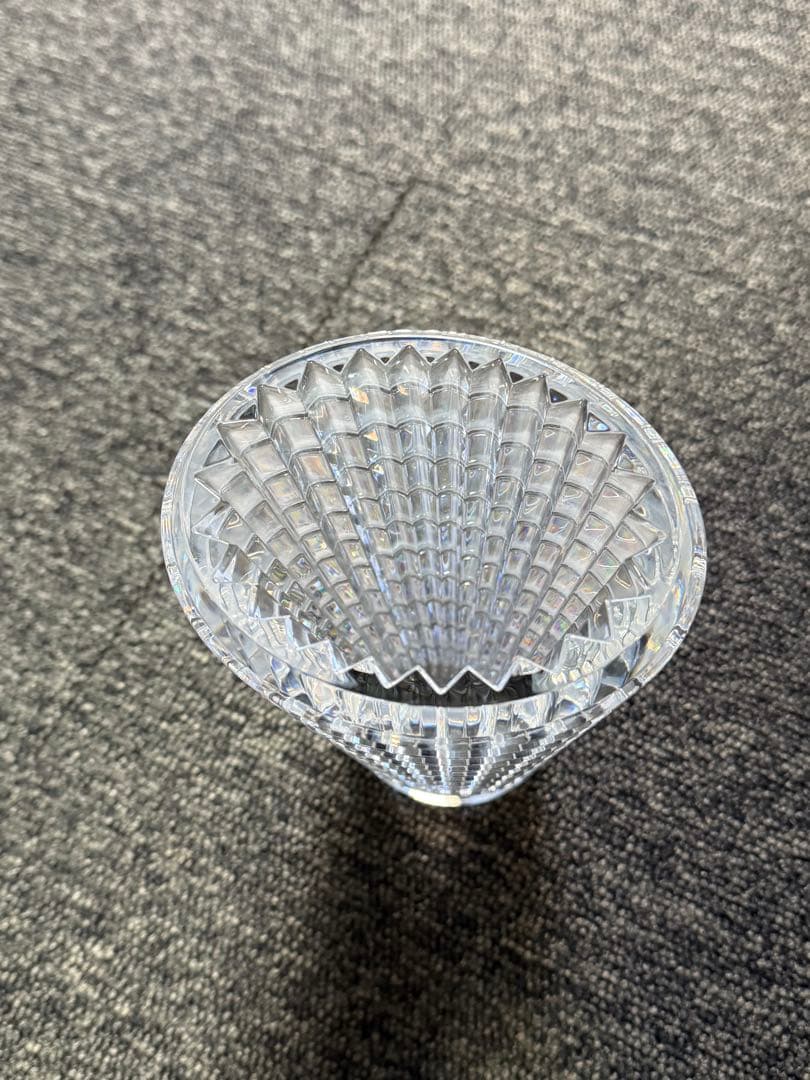 【極美品】 バカラ フラワーベース S 花瓶 クリスタルガラス 国内正規品