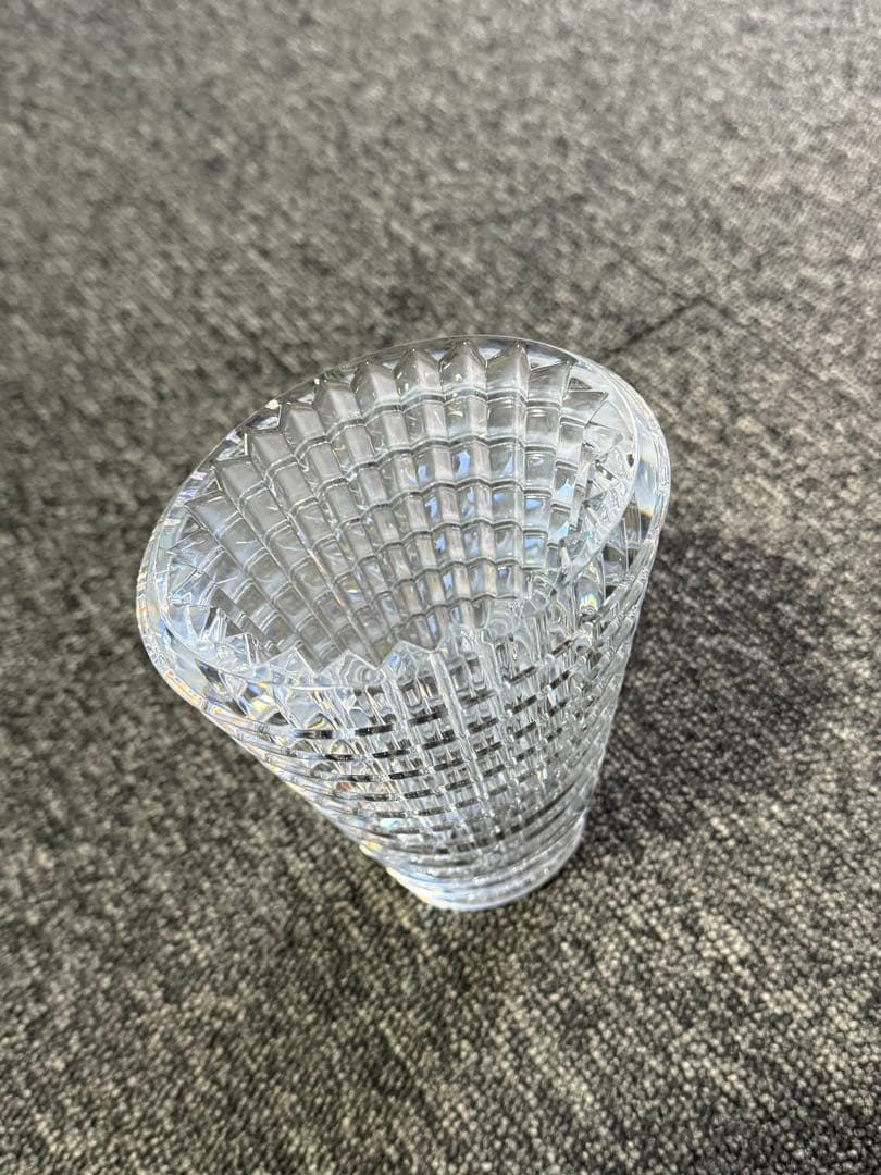 【極美品】 バカラ フラワーベース S 花瓶 クリスタルガラス 国内正規品