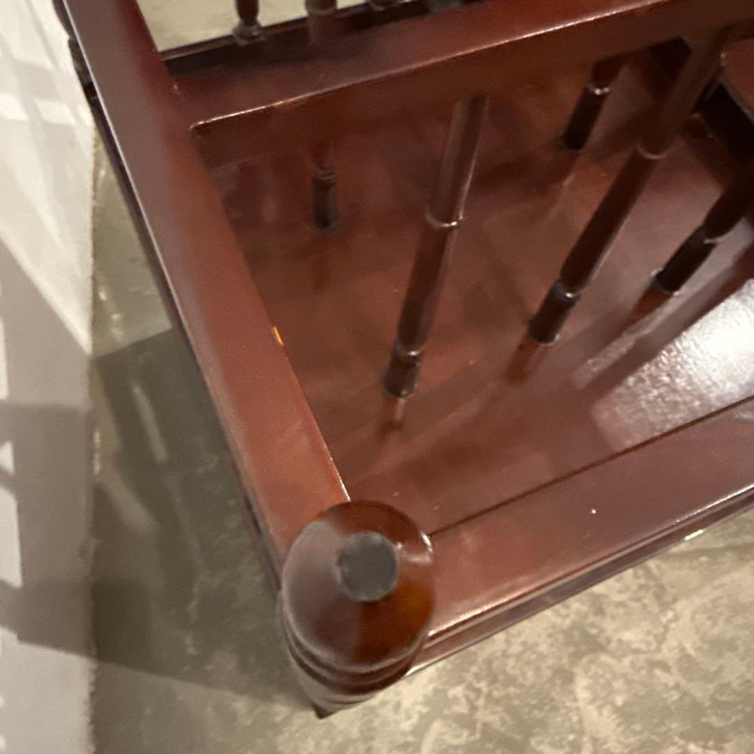 ヴィンテージ　マガジンラック　引き出し付き