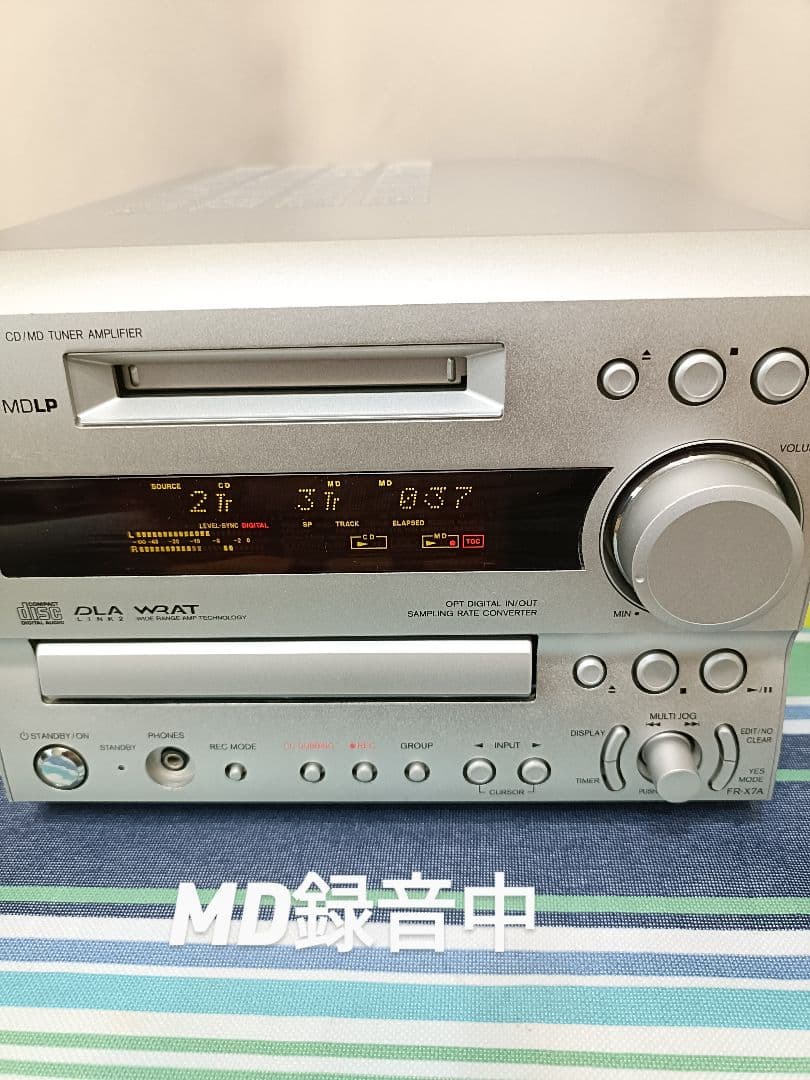 ONKYO FR-X7A CD,MD,FM/AM　整備済完動品 新品リモコン付