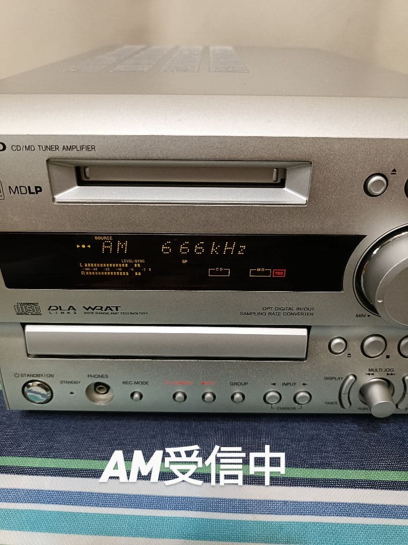 ONKYO FR-X7A CD,MD,FM/AM　整備済完動品 新品リモコン付