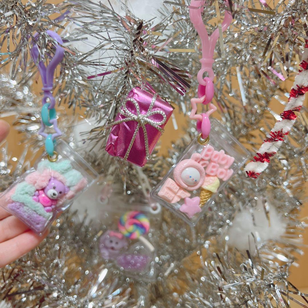 NO.256m 個包装 キャンディバッグ キーホルダー 100個セット 4×6