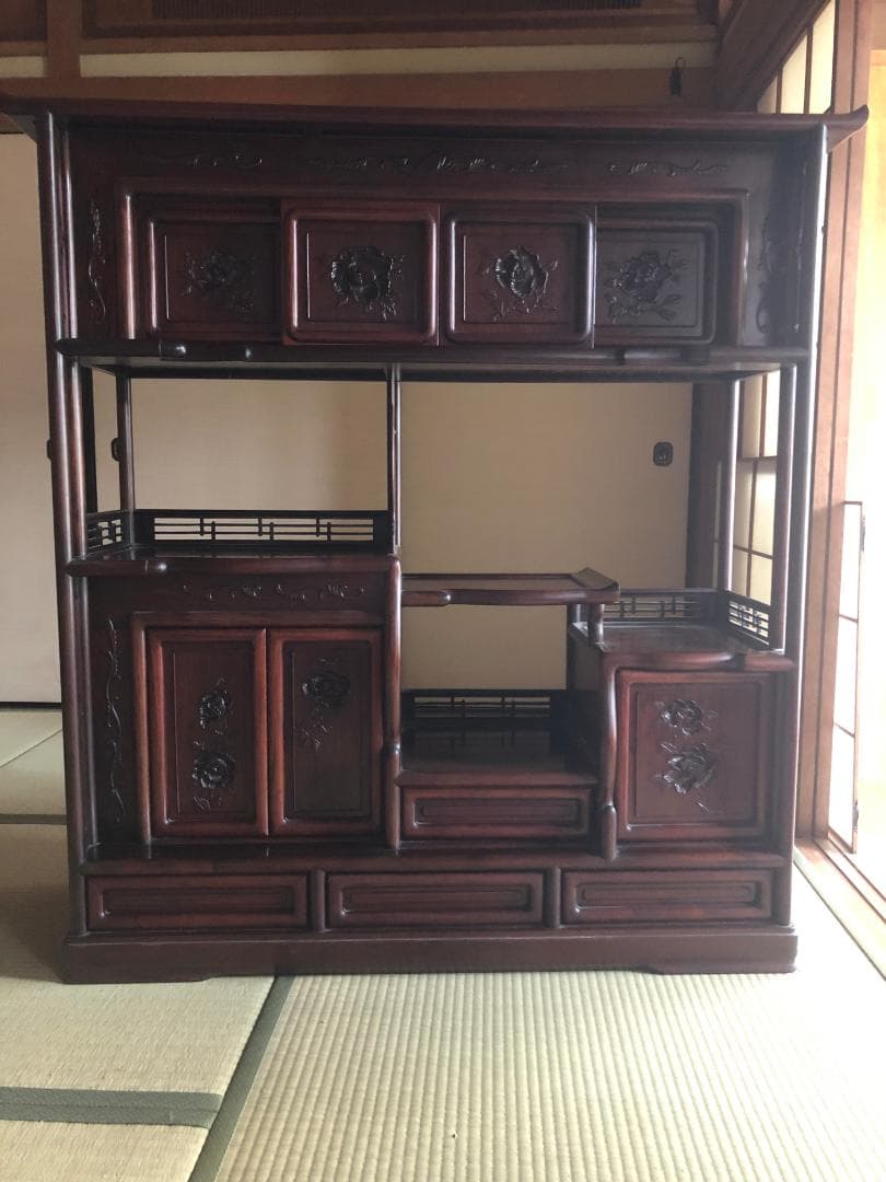 アンティーク家具・工芸家具（飾り棚）