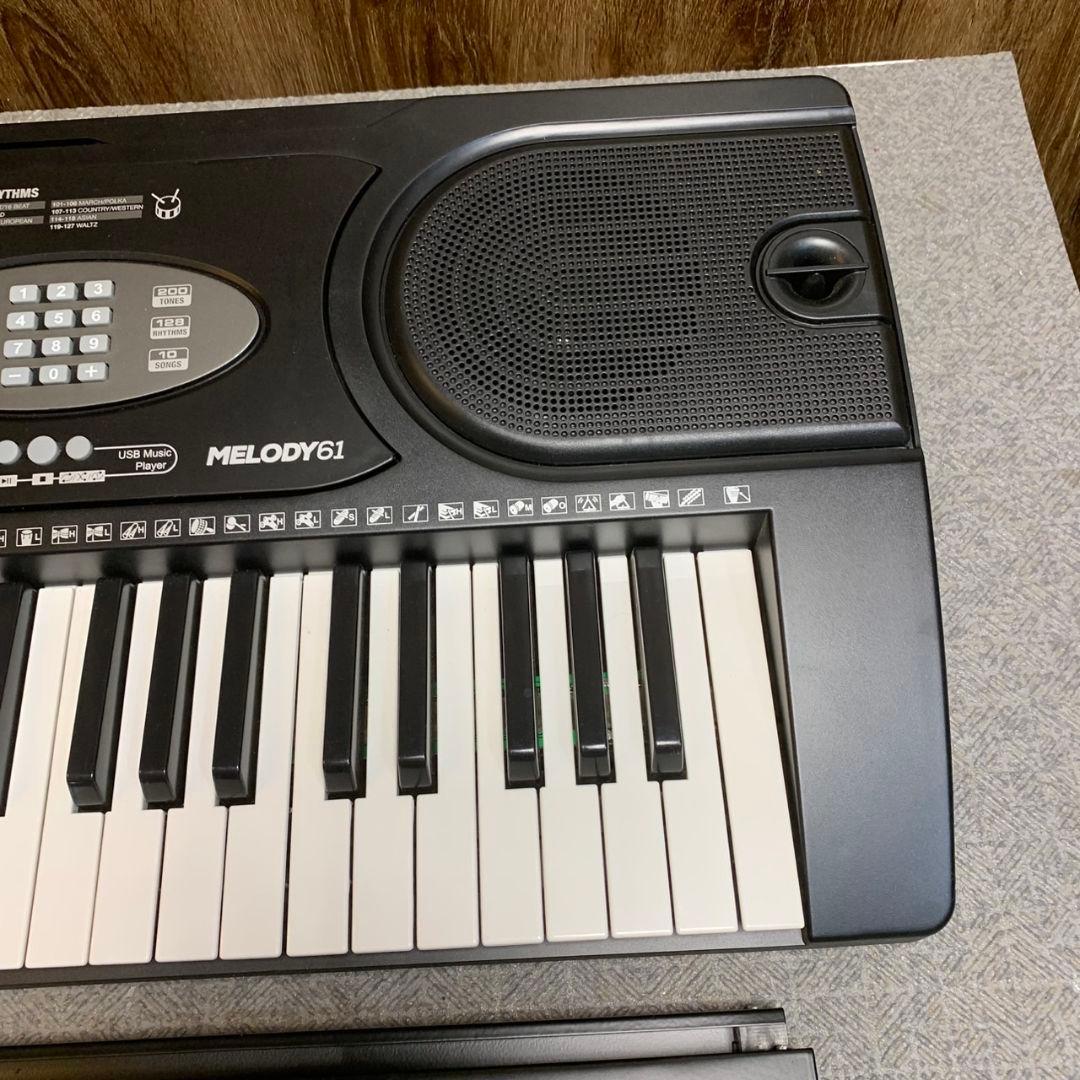 H029\" Alesis Melody61 電子キーボード スタンド 椅子付