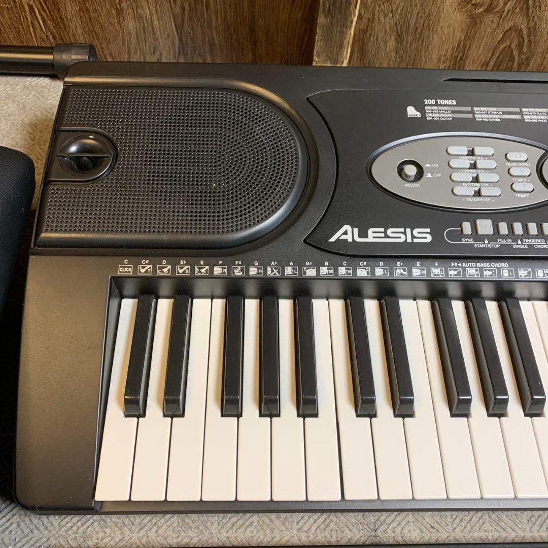H029\" Alesis Melody61 電子キーボード スタンド 椅子付