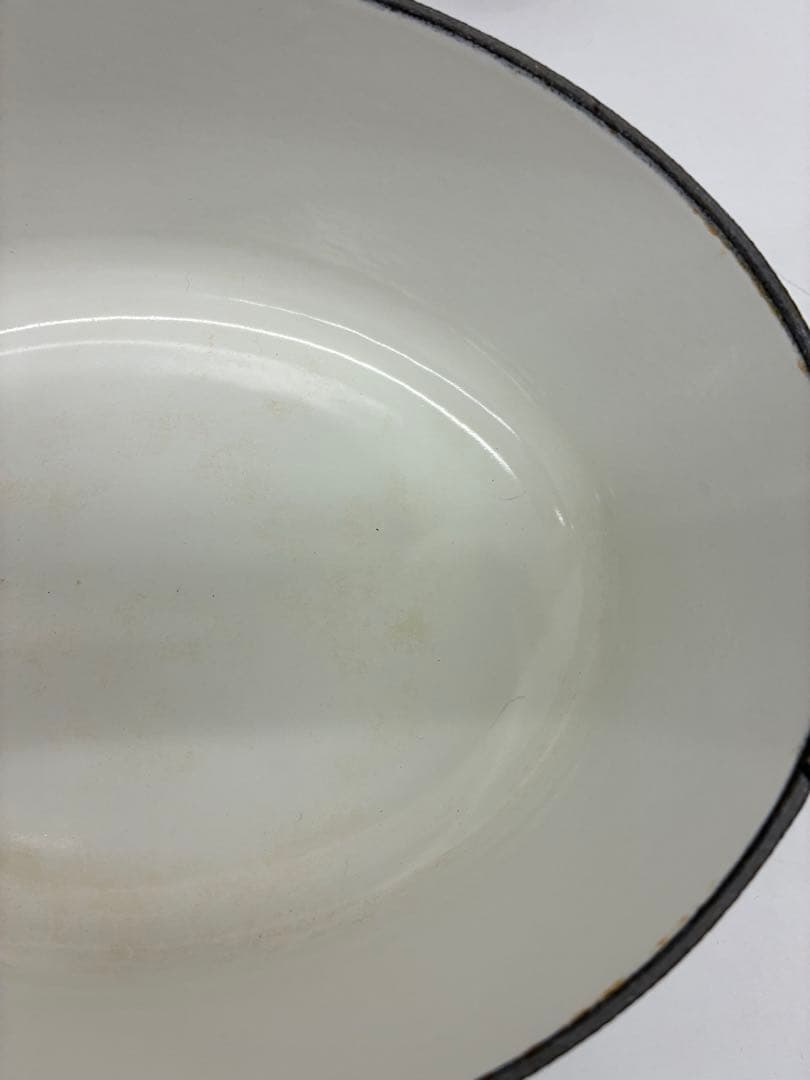 f*n様 LE CREUSET 両手鍋 ホワイト
