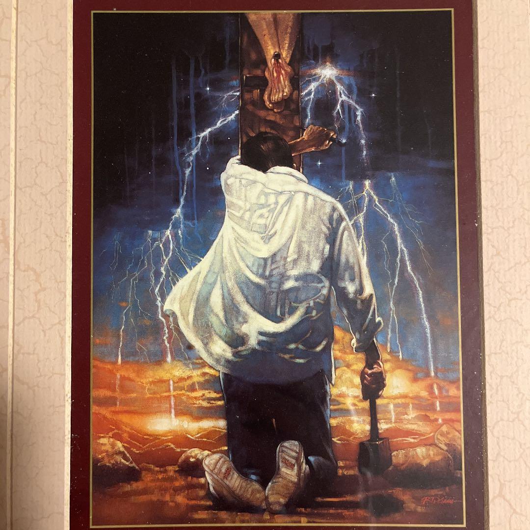 『The Cross』 額入りアート Ron Dicianni