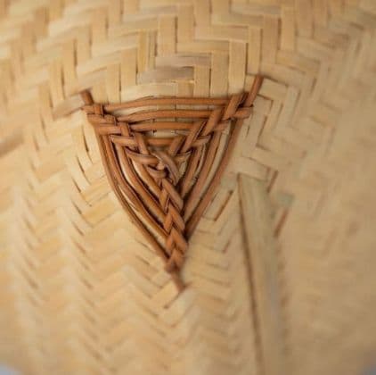 竹細工 極上品かご 収納 手作工芸品 市場かご 手提かご 買い物かご