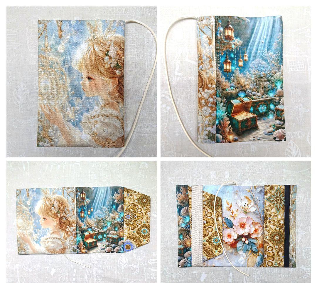 ayumi様⑧ブックカバー、ランチョンマット