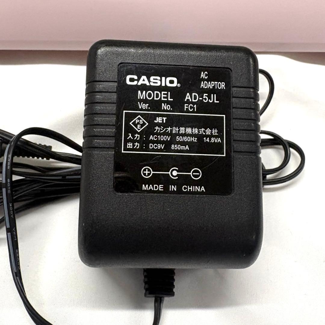カシオ 光ナビゲーションキーボード LK-105 アダプタ付