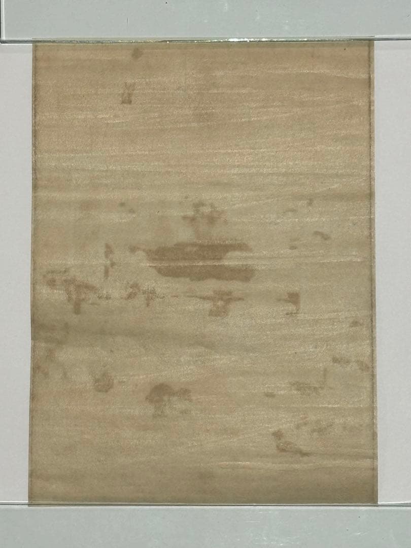 「道益版 釈迦涅槃図」版彩色 1枚|木版画 江戸時代 仏陀 仏画 仏教美術