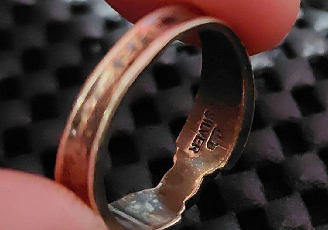 【セット】エムズコレクションシルバー 925 ローズクォーツ指輪釣り針ネックレス