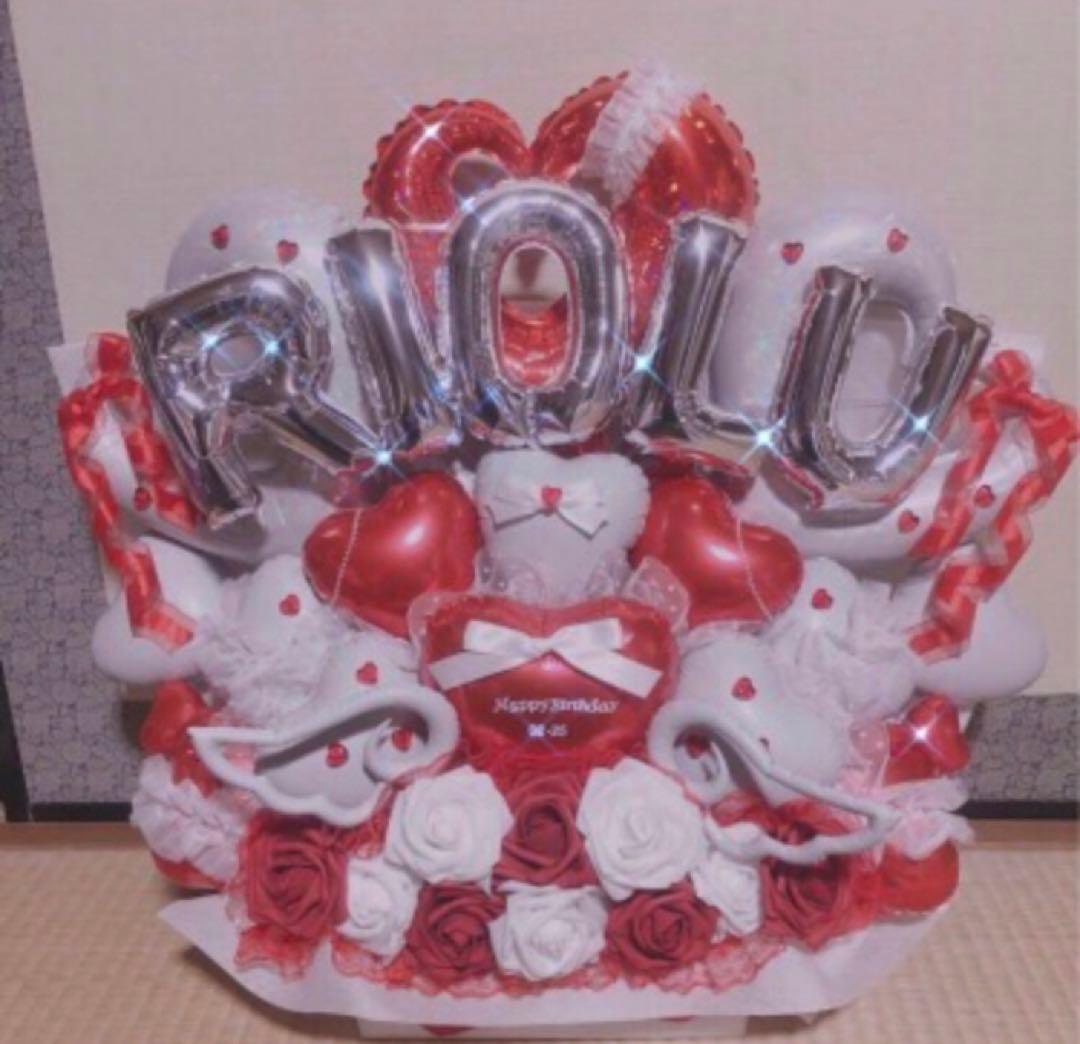 maru　バルーンアレンジ バルーンブーケ　フラスタ　卓フラ　推し