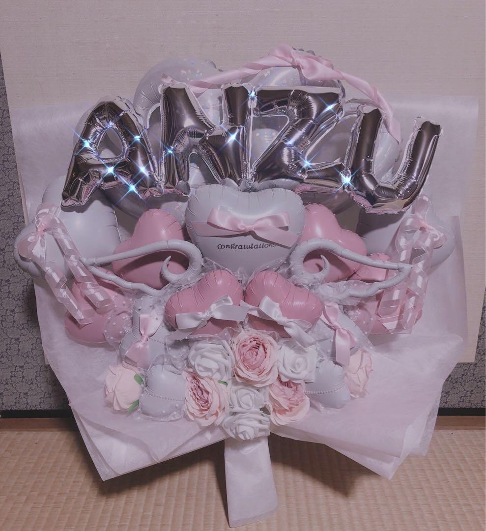 maru　バルーンアレンジ バルーンブーケ　フラスタ　卓フラ　推し