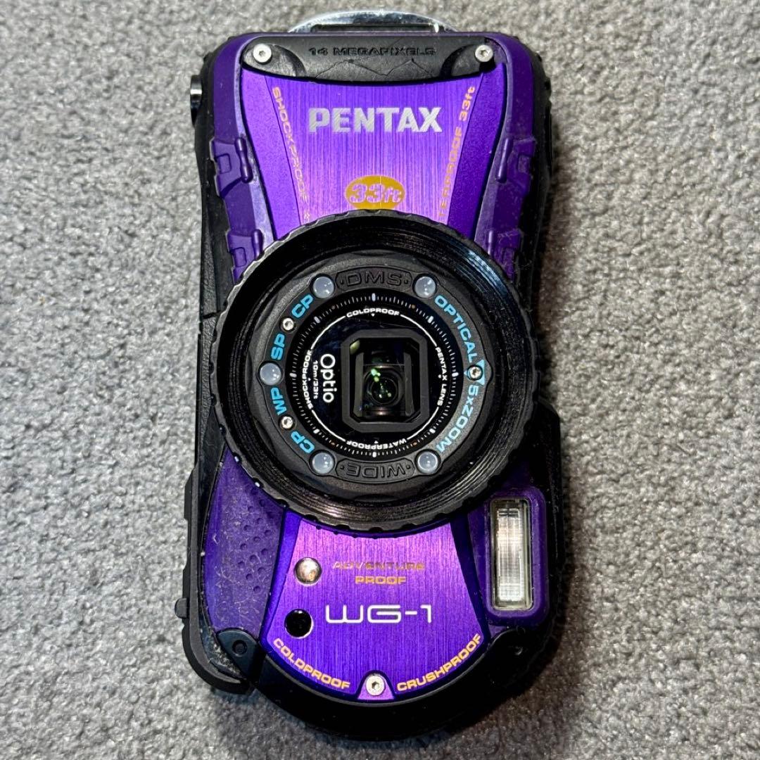 ☆動作OK PENTAX Optio WG-1 防水 SDカード付き