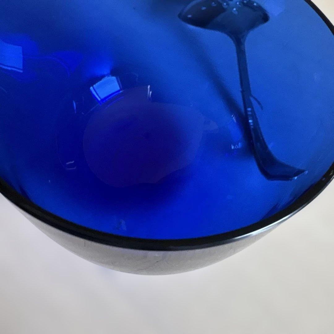 銀メッキのキャビアボウルとスプーンのセット　イギリス　ヴィンテージ