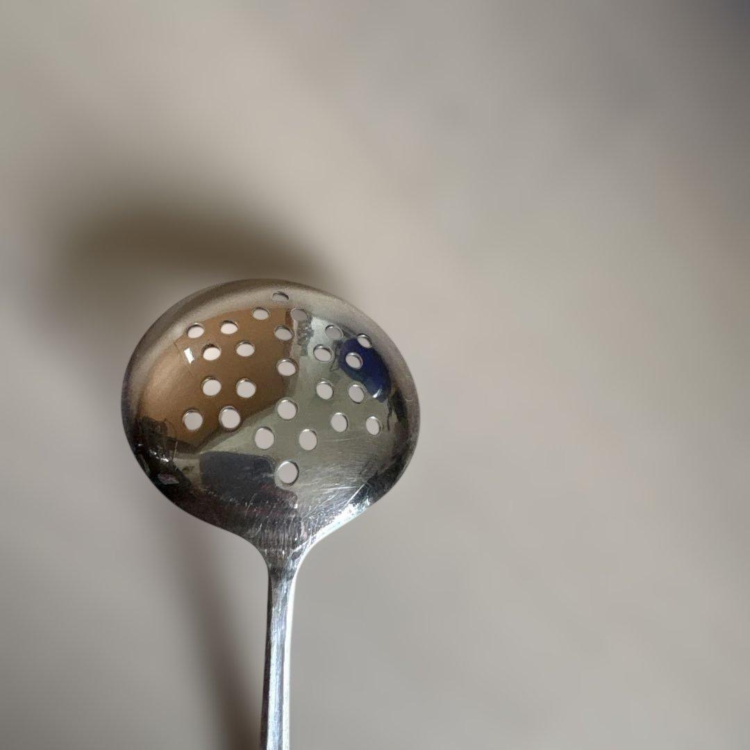 銀メッキのキャビアボウルとスプーンのセット　イギリス　ヴィンテージ