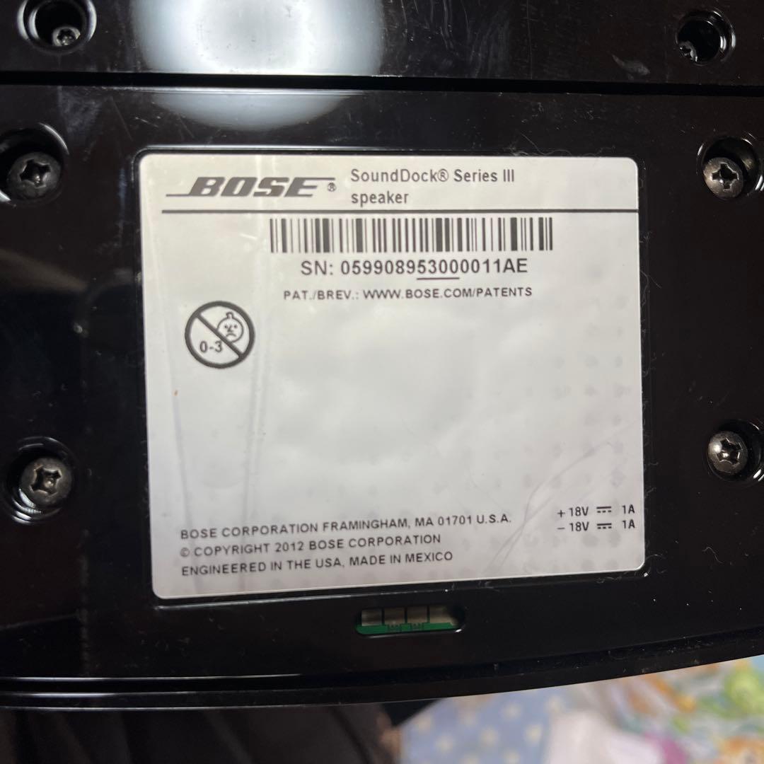 BOSE SOUNDDOCK SERIES III リモコン無し