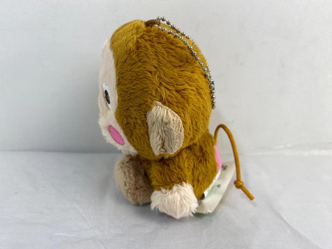 サンリオ おさるのもんきち もしもし マスコットホルダー ぬいぐるみ タグ付 ①