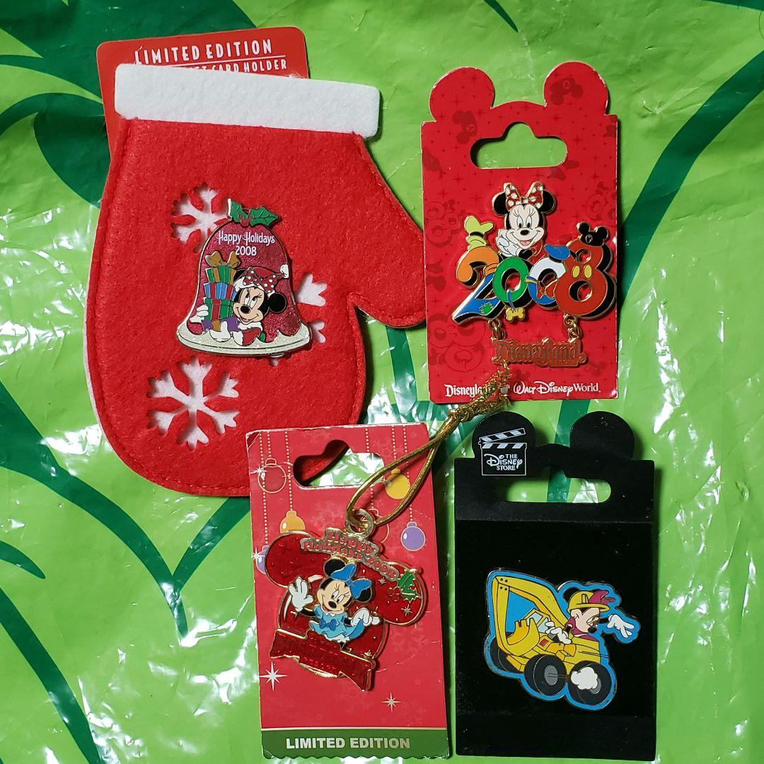 WDW DLR HKDL ミニーマウス ピンバッジ12点セット