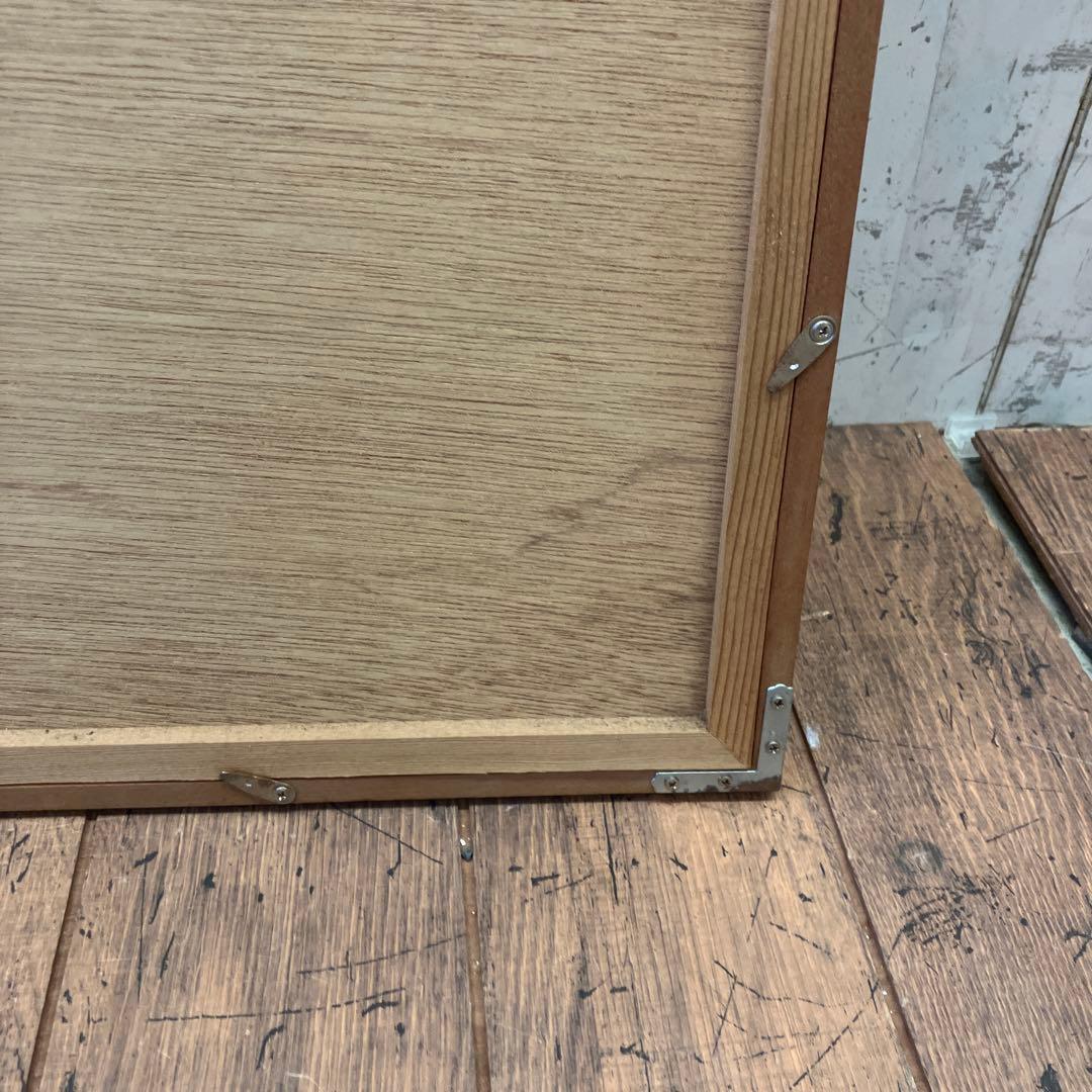 阿部笙子作 日本画 女性 着物 月 狐 木版 版画 アート 美術 芸術 額縁