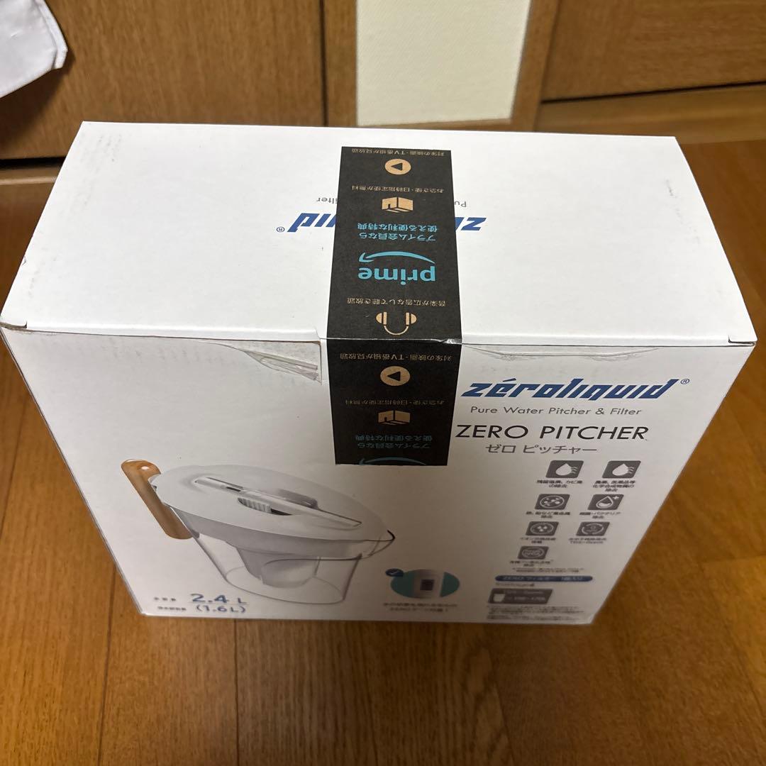 ゼロピッチャー ポット型浄水器 浄水部容量1.6L（全容量2.4L)
