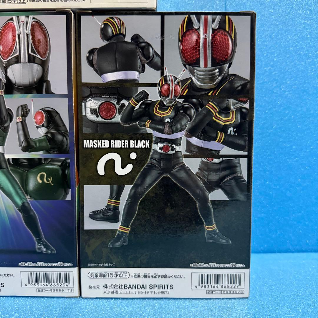 英雄勇像 仮面ライダー新１号 BLACK RX BLACK フィギュア 3体