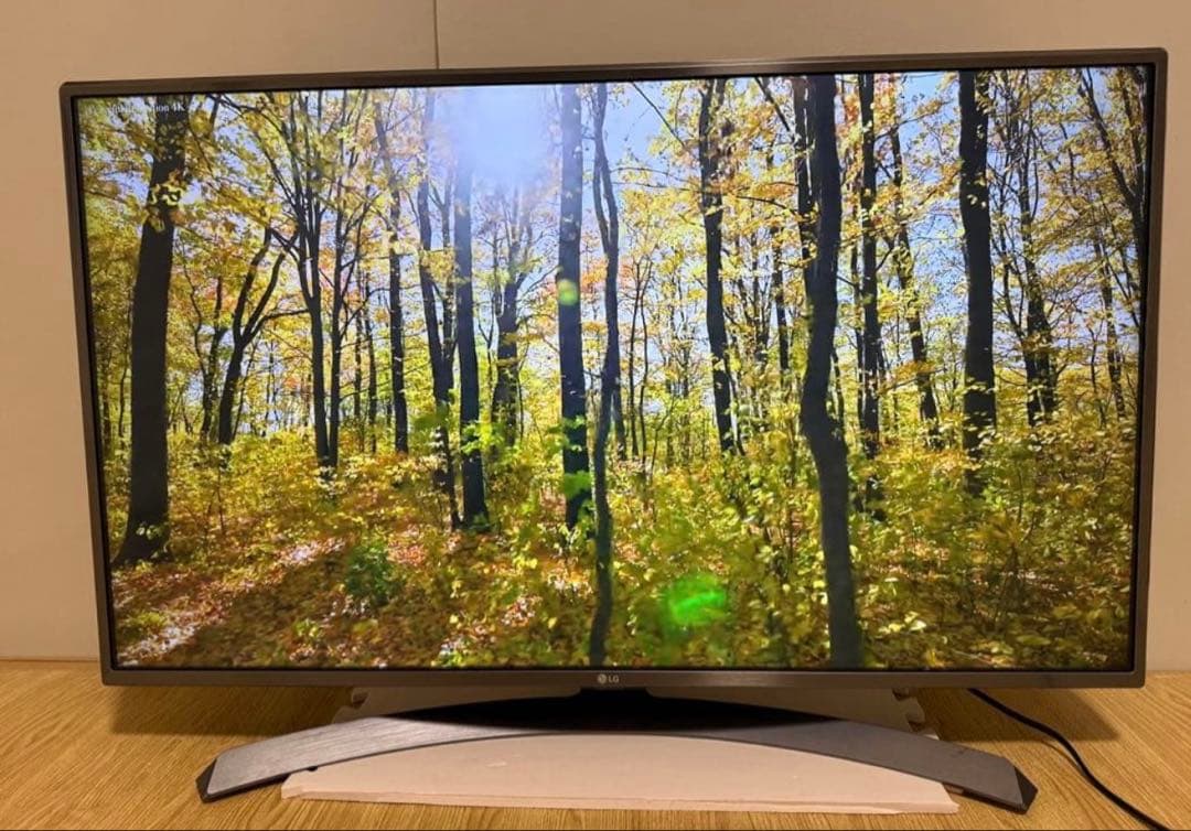 美品LG 43UJ630A 43 インチ　2018年製　⭕️ 4Kネット動画テレビ