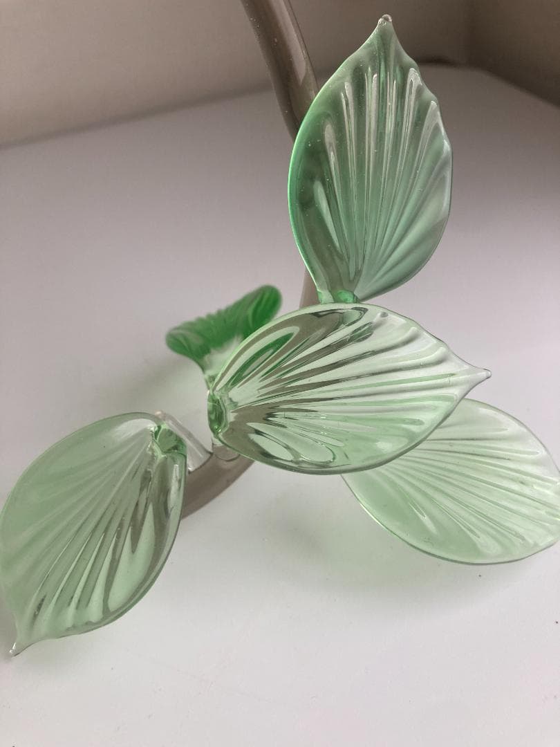 ガラス細工　鳥　鷽 うそ　bird オブジェ　2個セット