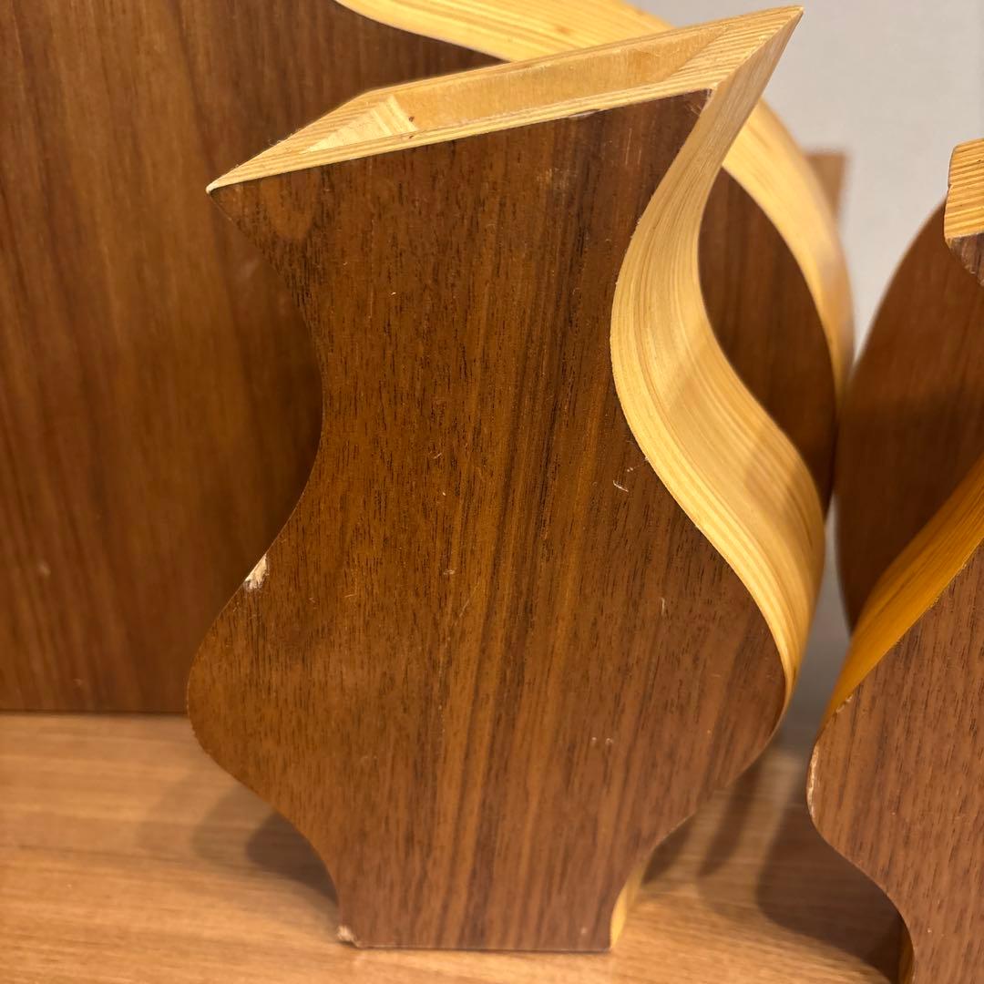 木製　フラワーベース