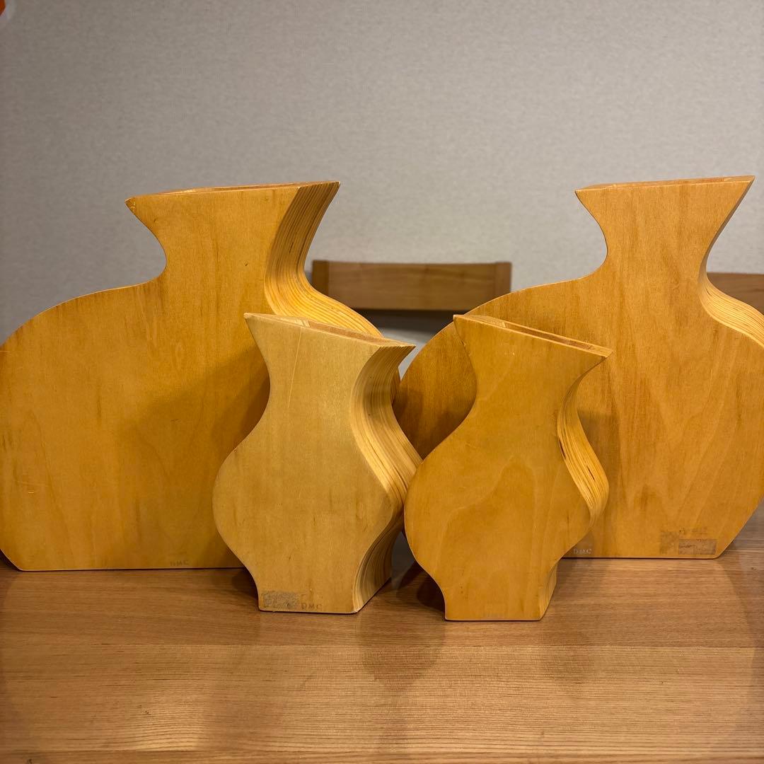 木製　フラワーベース