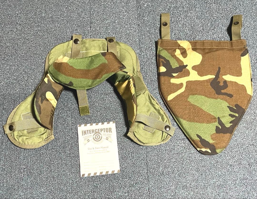 米軍実物Point Blank社製 美品ウッドランド ボディーアーマーXLサイズ