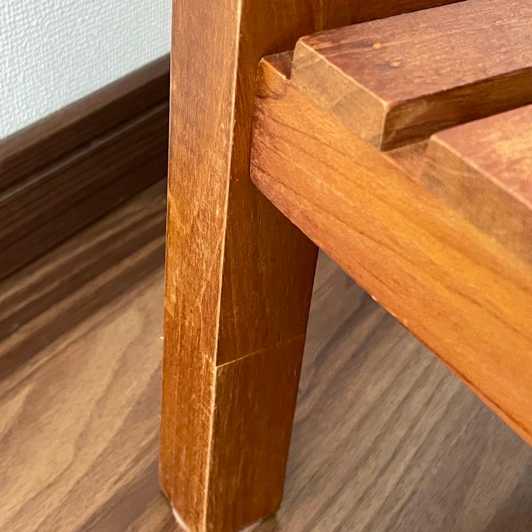 SCANTEAK チーク材 3段シェルフ