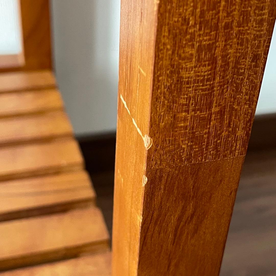 SCANTEAK チーク材 3段シェルフ