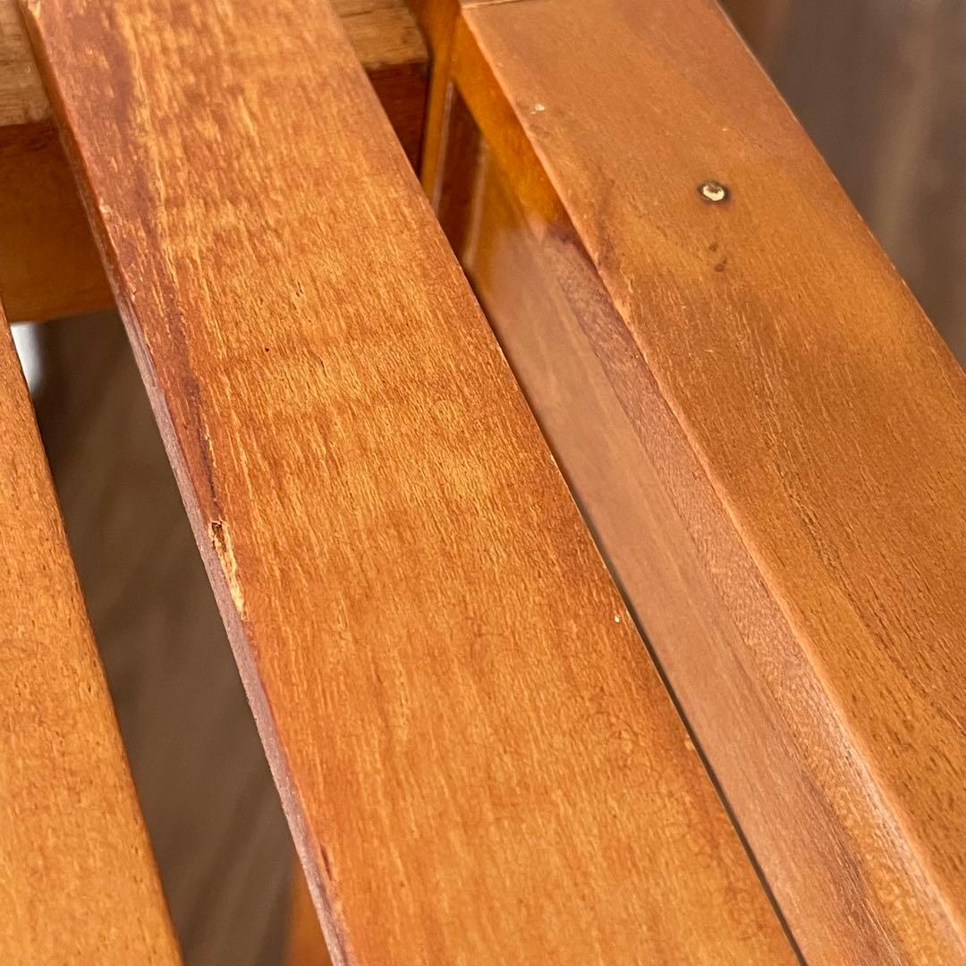 SCANTEAK チーク材 3段シェルフ