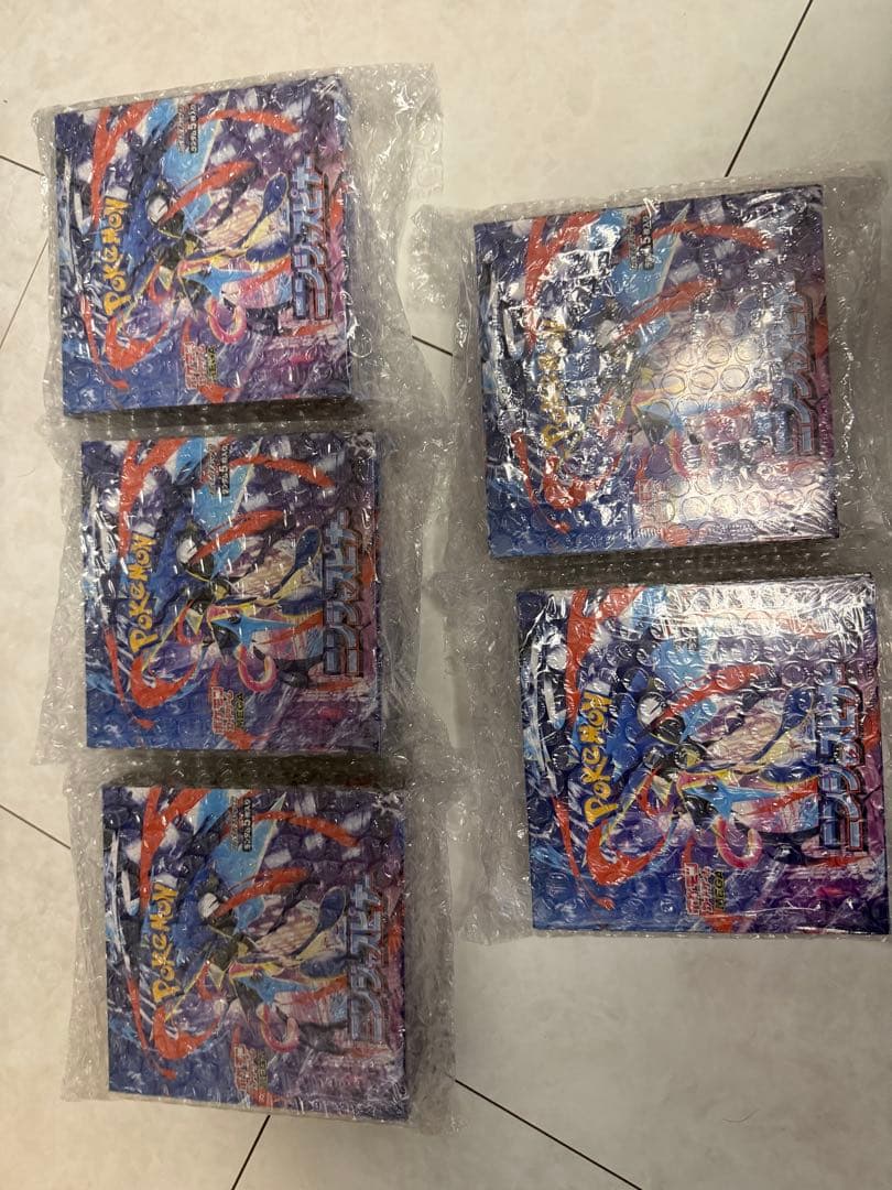 ポケモンカードニンジャスピナー　5BOX 新品未開封　シュリンク付き