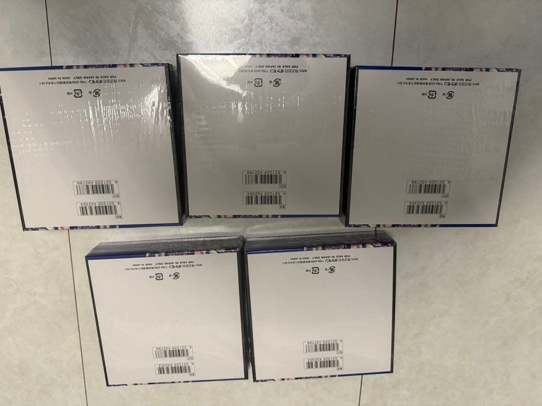 ポケモンカードニンジャスピナー　5BOX 新品未開封　シュリンク付き