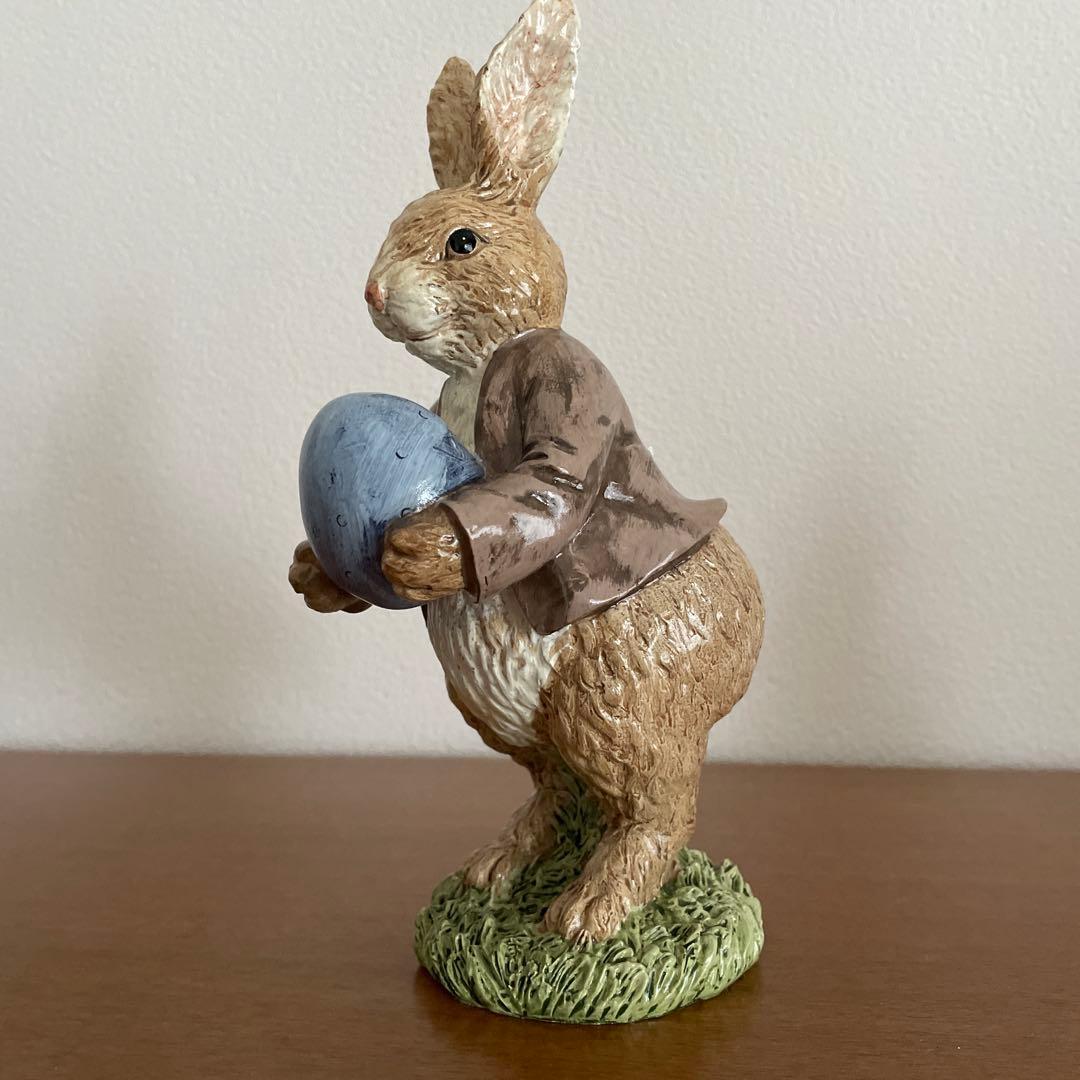 イースターバニー ファミリー 置き物