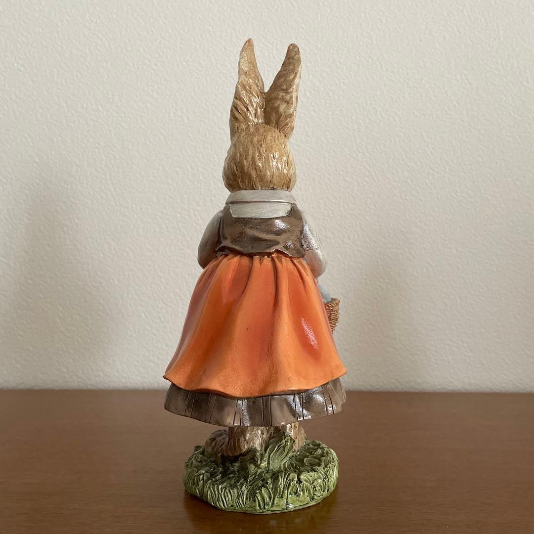 イースターバニー ファミリー 置き物